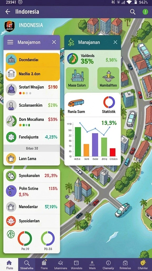 anoboy - Screenshot yang menampilkan dunia fantasi yang luas.