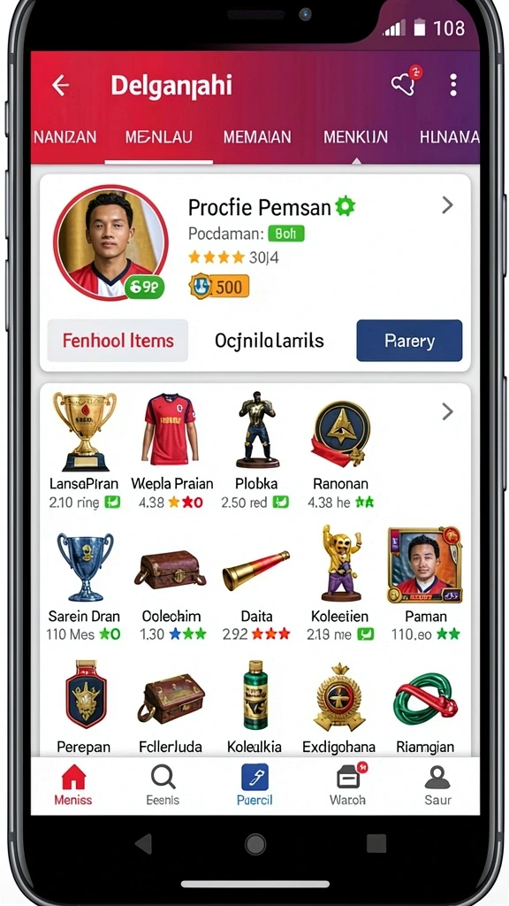hartaspin - Karakter unik yang dapat dipilih untuk bermain.
